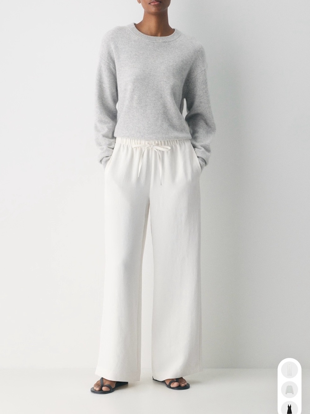 Aritzia Off-White Lodge Pants